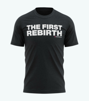 the first rebirth tshirt zwart